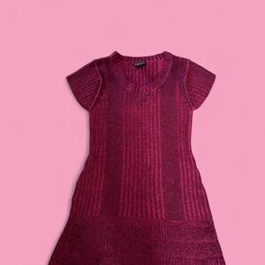 Sweater Project Burgundy Knit Sweater